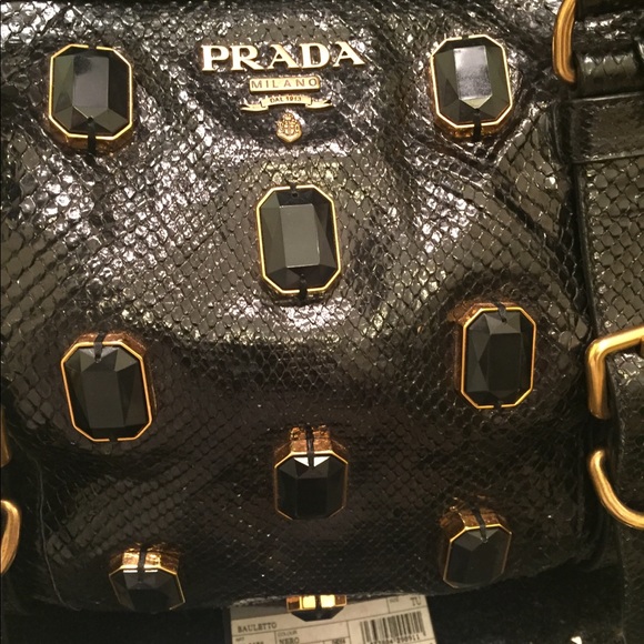 Python leather Prada bag - Picture 4 of 8